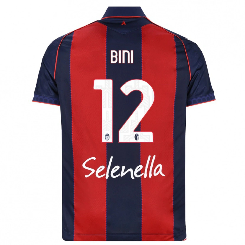 Danxen Barn Cesare Bini #12 Kunglig Blå Röd Vit Hemmatröja Matchtröjor 2026/27 Tröjor T-Tröja