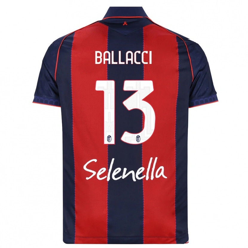 Danxen Barn Edoardo Ballacci #13 Kunglig Blå Röd Vit Hemmatröja Matchtröjor 2026/27 Tröjor T-Tröja