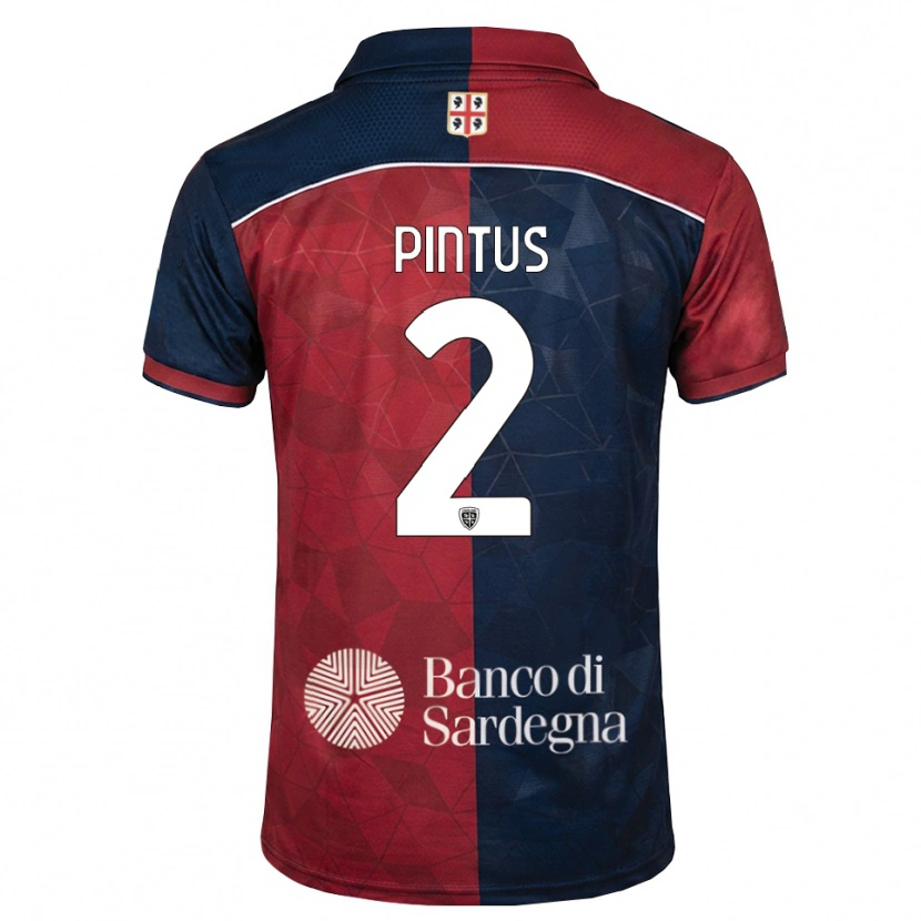 Danxen Barn Nicola Pintus #2 Burgundy Kunglig Blå Hemmatröja Matchtröjor 2026/27 Tröjor T-Tröja