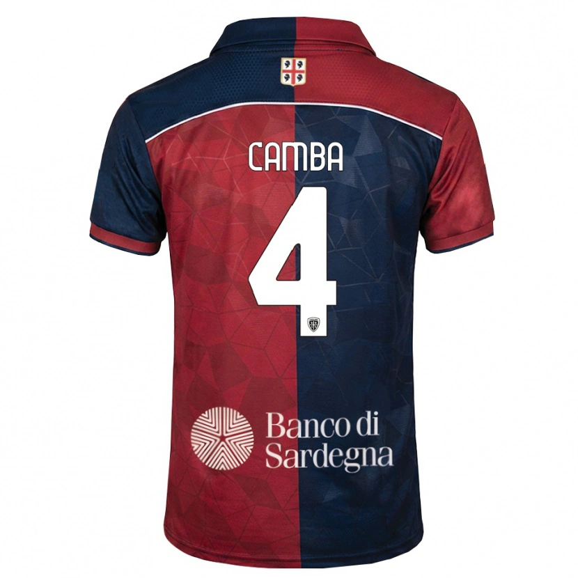 Danxen Barn Daniele Camba #4 Burgundy Kunglig Blå Hemmatröja Matchtröjor 2026/27 Tröjor T-Tröja