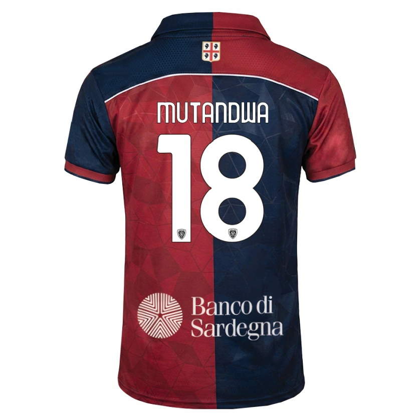 Danxen Barn Kingstone Mutandwa #18 Burgundy Kunglig Blå Hemmatröja Matchtröjor 2026/27 Tröjor T-Tröja