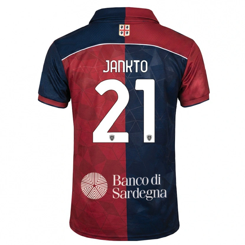 Danxen Barn Jakub Jankto #21 Burgundy Kunglig Blå Hemmatröja Matchtröjor 2026/27 Tröjor T-Tröja