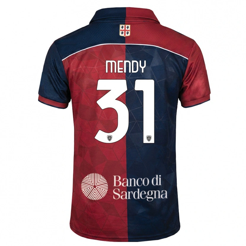 Danxen Barn Paul Mendy #31 Burgundy Kunglig Blå Hemmatröja Matchtröjor 2026/27 Tröjor T-Tröja