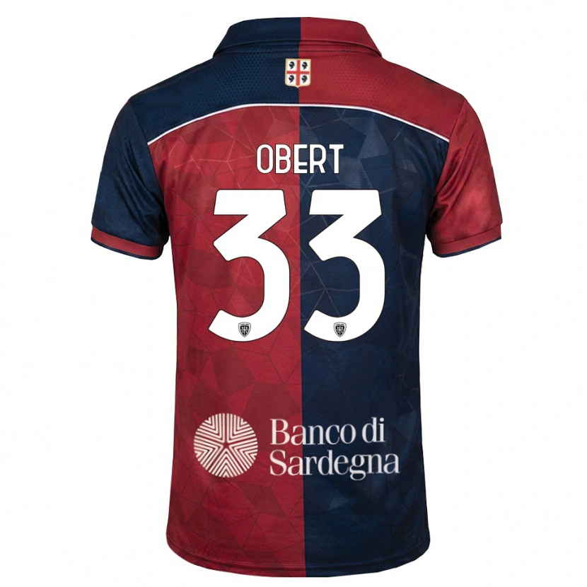 Danxen Barn Adam Obert #33 Burgundy Kunglig Blå Hemmatröja Matchtröjor 2026/27 Tröjor T-Tröja