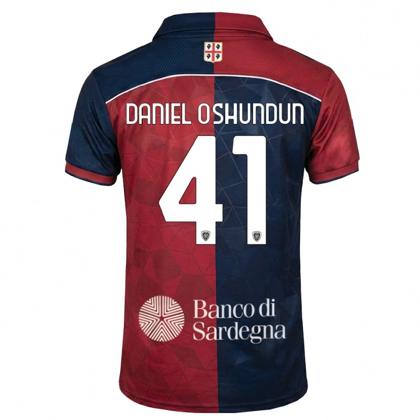 Danxen Barn Olasunkanmi Daniel Oshundun #41 Burgundy Kunglig Blå Hemmatröja Matchtröjor 2026/27 Tröjor T-Tröja