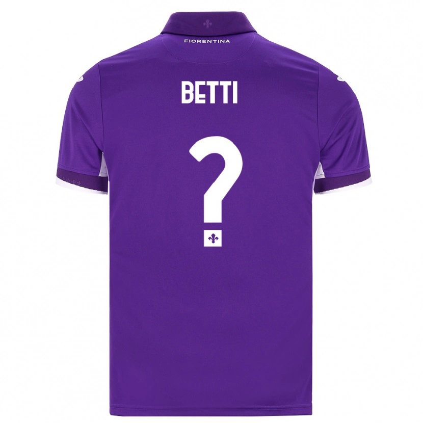Danxen Barn Tiziano Betti #0 Lila Vit Rosa Hemmatröja Matchtröjor 2026/27 Tröjor T-Tröja