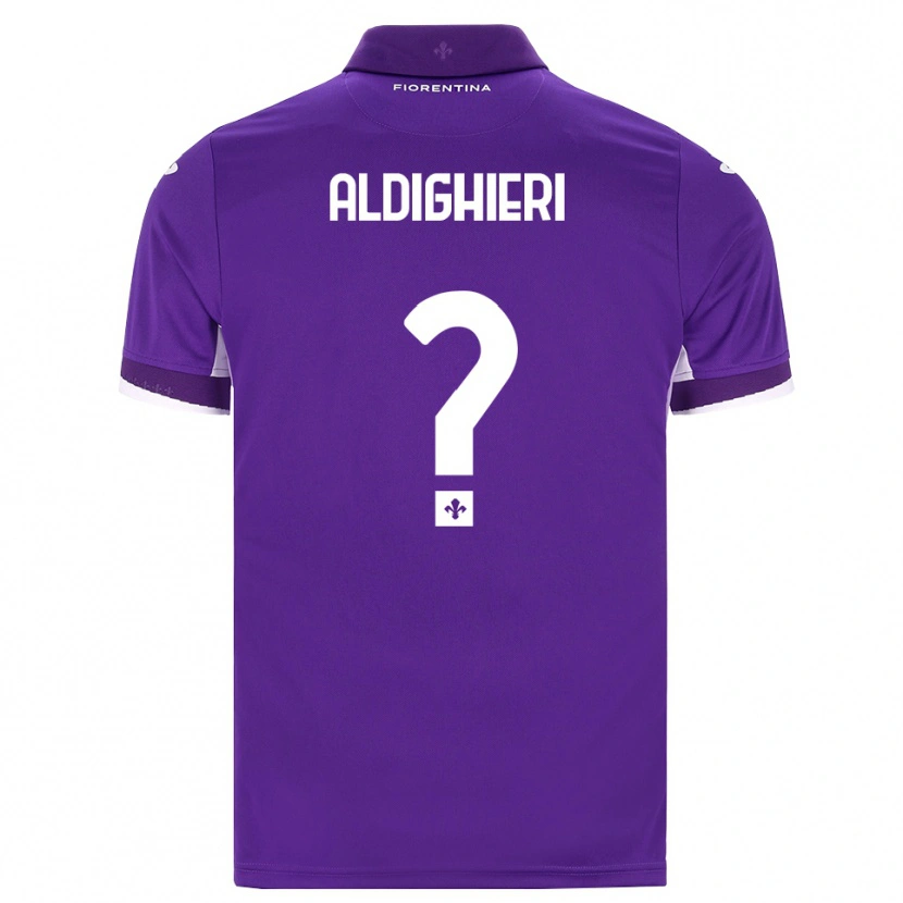 Danxen Barn Benedetto Aldighieri #0 Lila Vit Rosa Hemmatröja Matchtröjor 2026/27 Tröjor T-Tröja