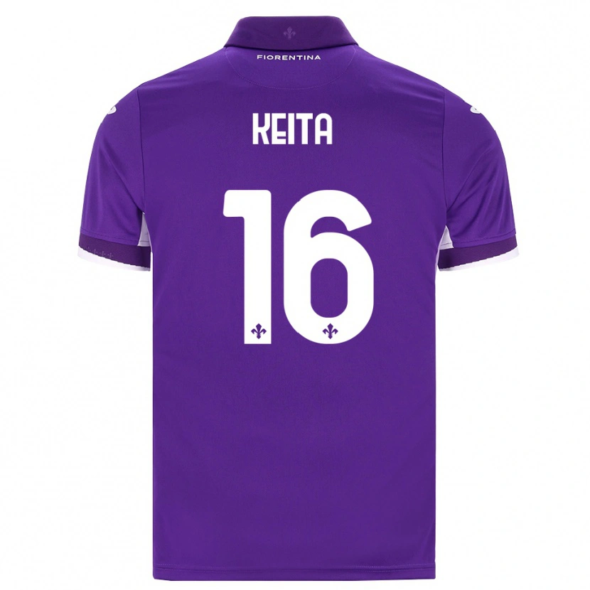 Danxen Barn Bala Keita #16 Lila Vit Rosa Hemmatröja Matchtröjor 2026/27 Tröjor T-Tröja