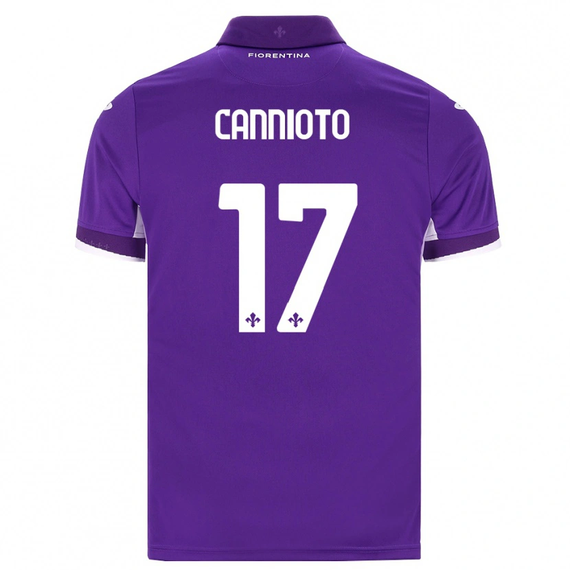 Danxen Barn Andrea Cannioto #17 Lila Vit Rosa Hemmatröja Matchtröjor 2026/27 Tröjor T-Tröja