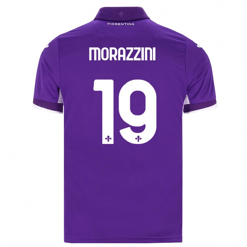 Danxen Barn Luigi Morazzini #19 Lila Vit Rosa Hemmatröja Matchtröjor 2026/27 Tröjor T-Tröja