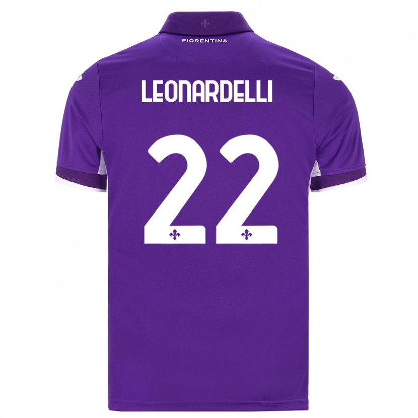 Danxen Barn Pietro Leonardelli #22 Lila Vit Rosa Hemmatröja Matchtröjor 2026/27 Tröjor T-Tröja