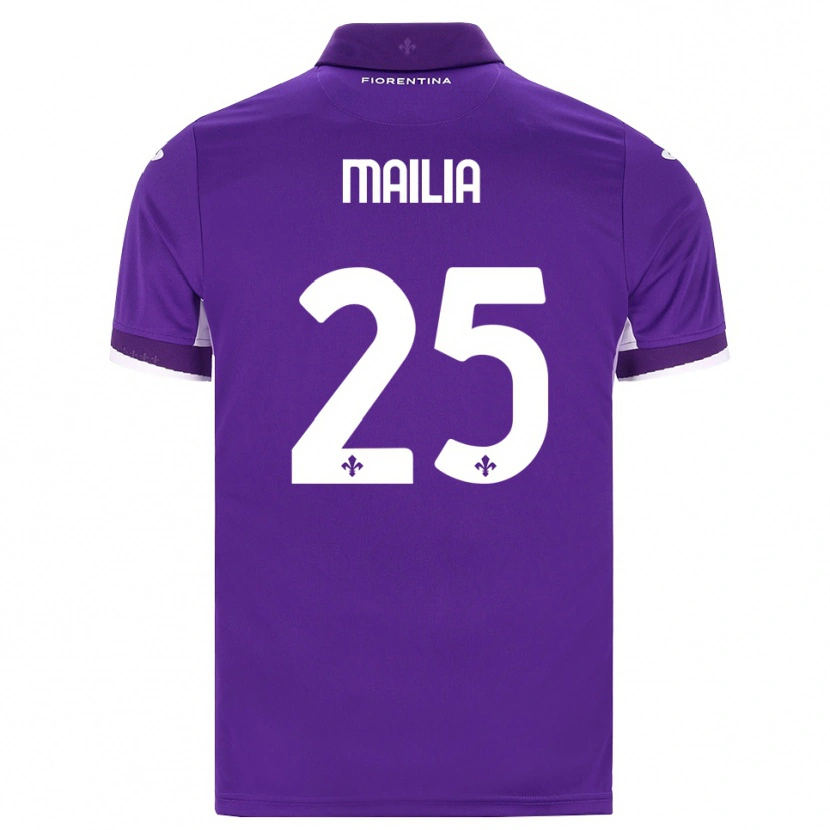 Danxen Barn Siria Mailia #25 Lila Vit Rosa Hemmatröja Matchtröjor 2026/27 Tröjor T-Tröja