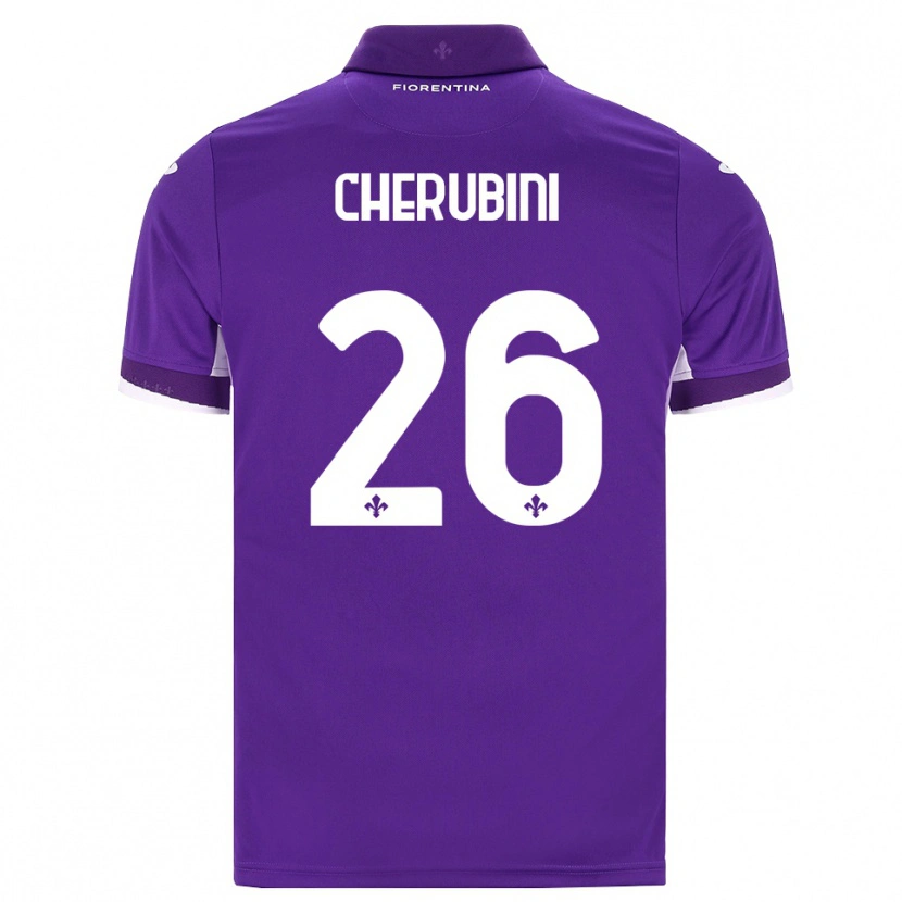 Danxen Barn Maya Cherubini #26 Lila Vit Rosa Hemmatröja Matchtröjor 2026/27 Tröjor T-Tröja