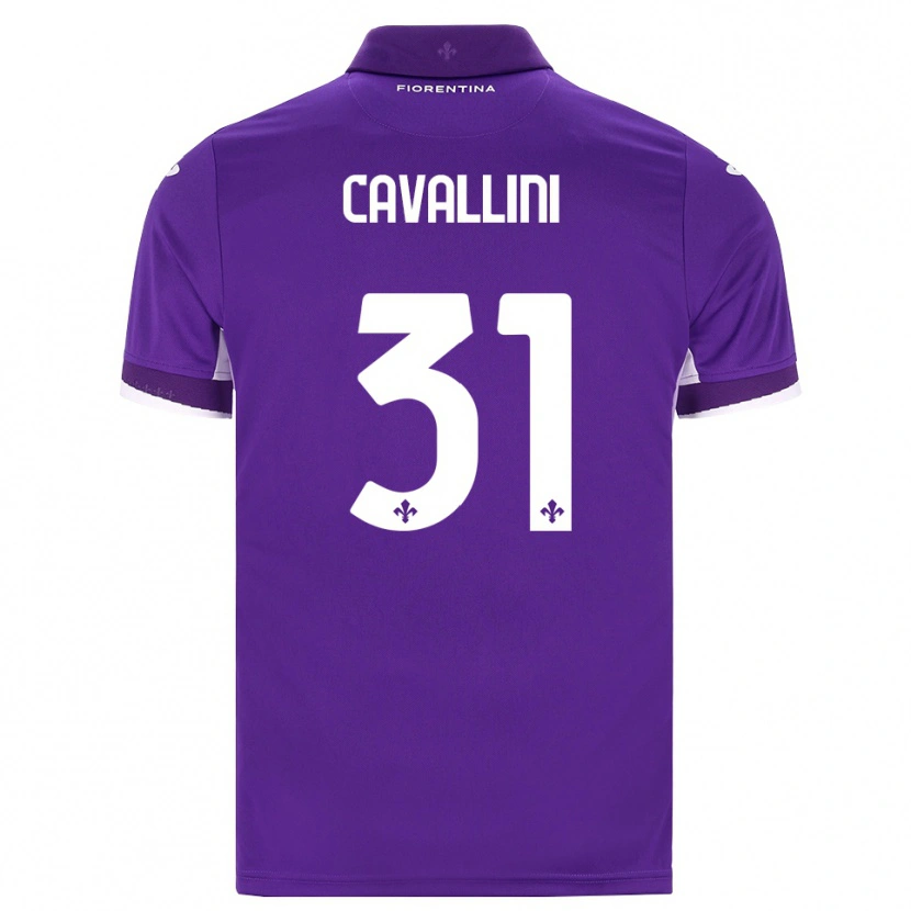 Danxen Barn Aurora Cavallini #31 Lila Vit Rosa Hemmatröja Matchtröjor 2026/27 Tröjor T-Tröja