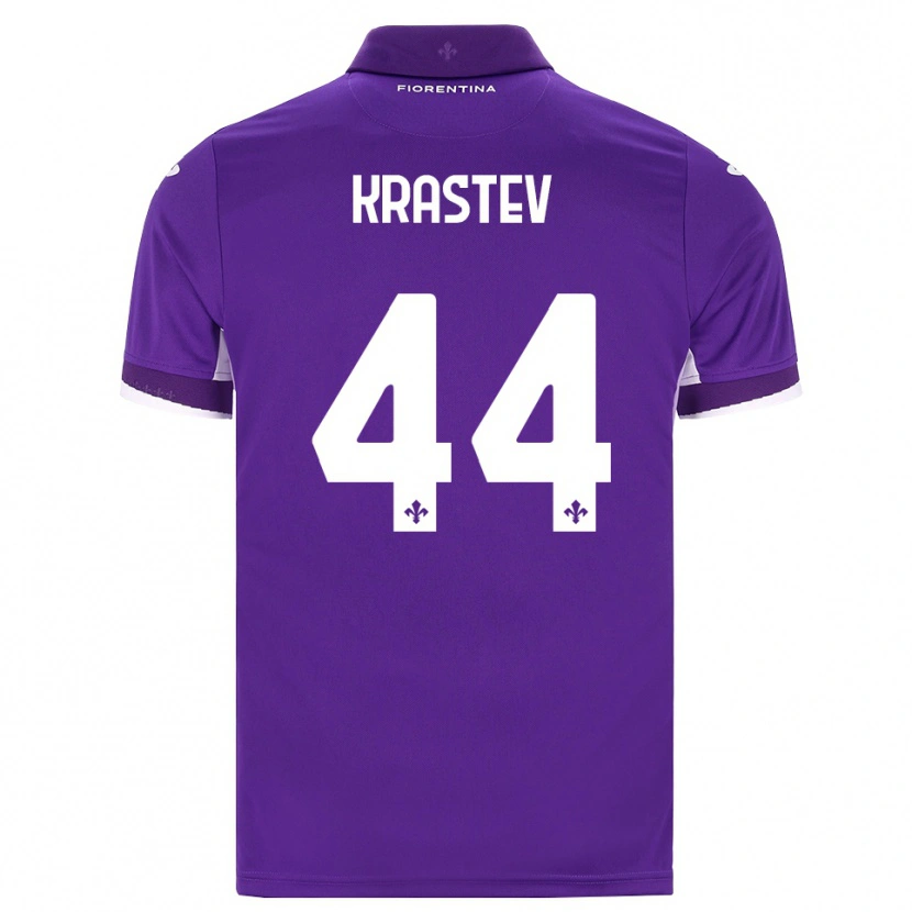 Danxen Barn Dimo Krastev #44 Lila Vit Rosa Hemmatröja Matchtröjor 2026/27 Tröjor T-Tröja