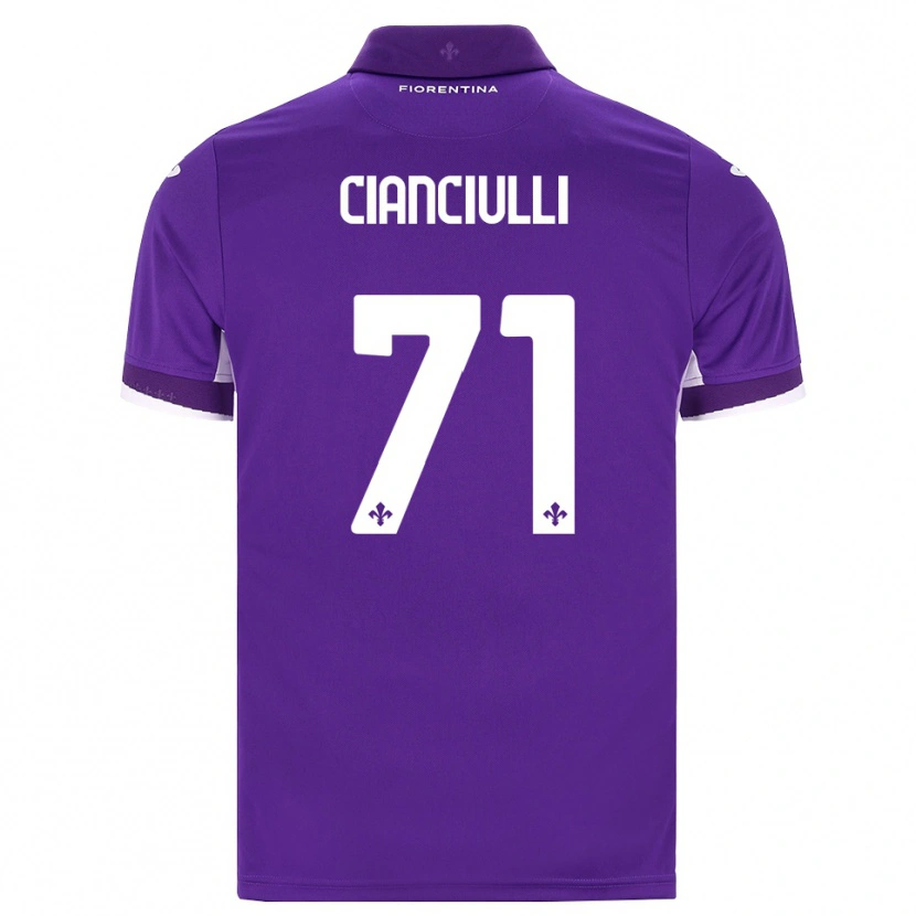 Danxen Barn Salvatore Cianciulli #71 Lila Vit Rosa Hemmatröja Matchtröjor 2026/27 Tröjor T-Tröja