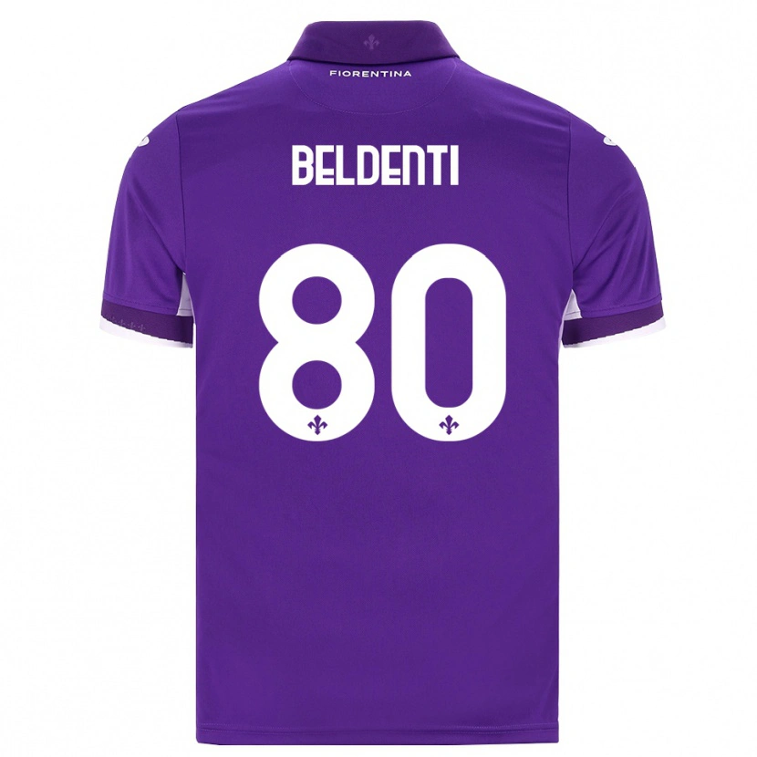 Danxen Barn Dennis Beldenti #80 Lila Vit Rosa Hemmatröja Matchtröjor 2026/27 Tröjor T-Tröja