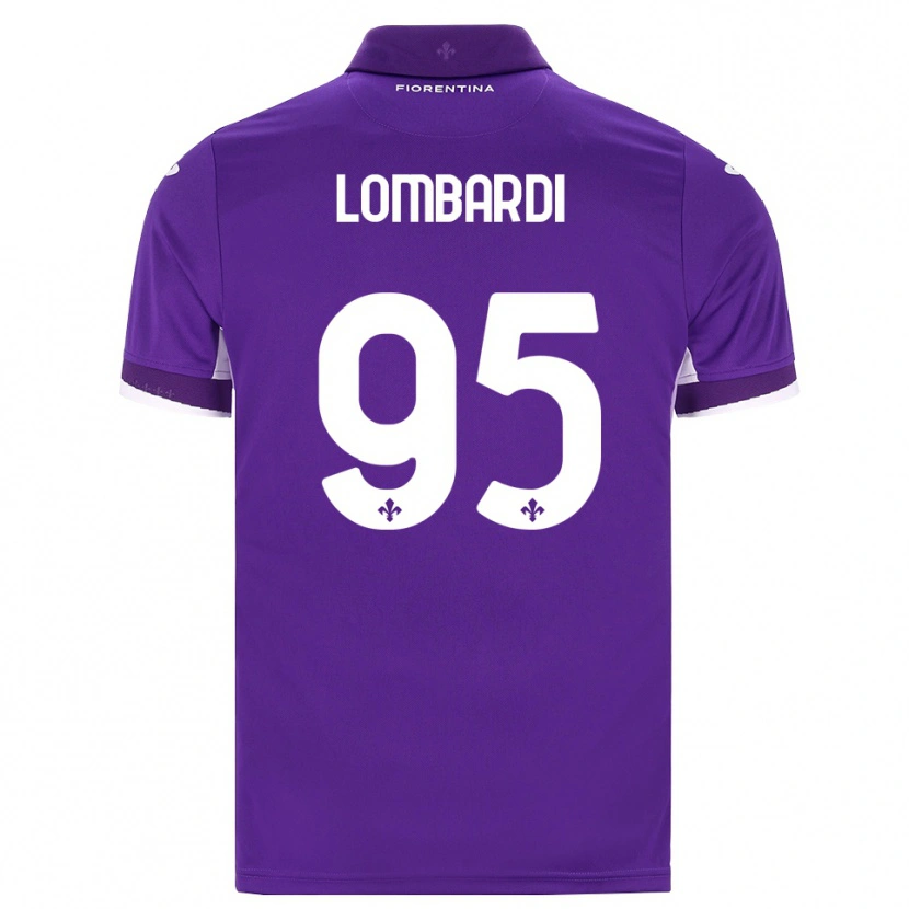 Danxen Barn Emma Lombardi #95 Lila Vit Rosa Hemmatröja Matchtröjor 2026/27 Tröjor T-Tröja