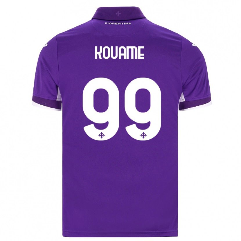 Danxen Barn Christian Kouame #99 Lila Vit Rosa Hemmatröja Matchtröjor 2026/27 Tröjor T-Tröja