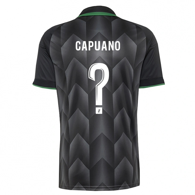 Danxen Barn Gabin Capuano #0 Vit Svart Grön Bortatröja Matchtröjor 2026/27 Tröjor T-Tröja