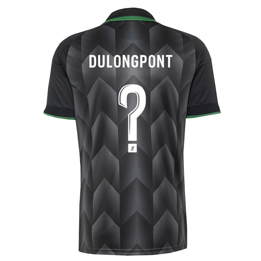 Danxen Barn Tom Dulongpont #0 Vit Svart Grön Bortatröja Matchtröjor 2026/27 Tröjor T-Tröja