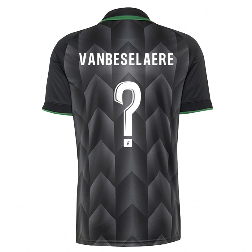Danxen Barn Emmanuel Vanbeselaere #0 Vit Svart Grön Bortatröja Matchtröjor 2026/27 Tröjor T-Tröja