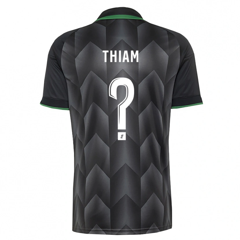 Danxen Barn Mamadou Thiam #0 Vit Svart Grön Bortatröja Matchtröjor 2026/27 Tröjor T-Tröja
