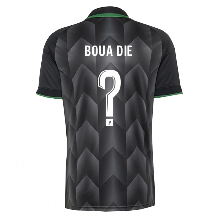 Danxen Barn Hervé Boua Dié #0 Vit Svart Grön Bortatröja Matchtröjor 2026/27 Tröjor T-Tröja