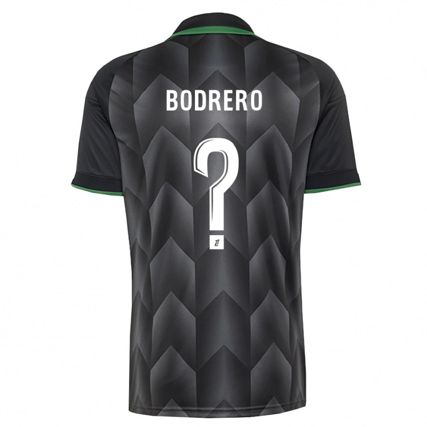 Danxen Barn Constant Bodrero #0 Vit Svart Grön Bortatröja Matchtröjor 2026/27 Tröjor T-Tröja