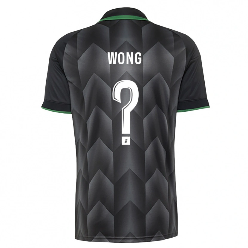 Danxen Barn Kiani Wong #0 Vit Svart Grön Bortatröja Matchtröjor 2026/27 Tröjor T-Tröja