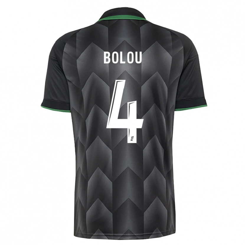 Danxen Barn Abraham Bolou #4 Vit Svart Grön Bortatröja Matchtröjor 2026/27 Tröjor T-Tröja