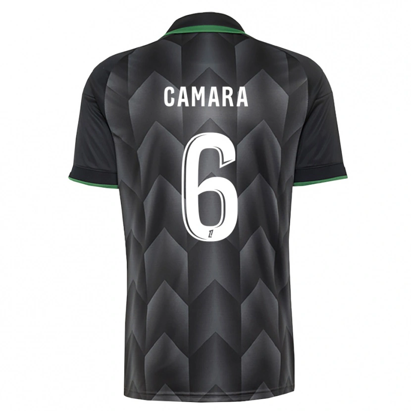 Danxen Barn Mamadou Camara #6 Vit Svart Grön Bortatröja Matchtröjor 2026/27 Tröjor T-Tröja