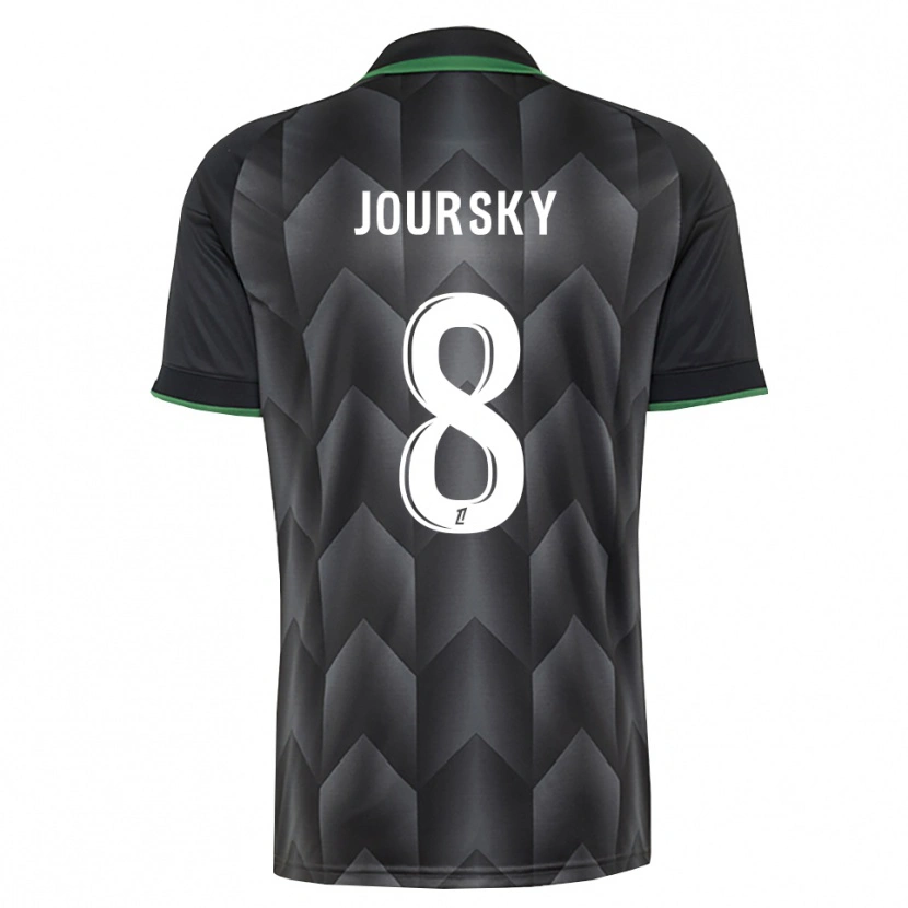 Danxen Barn Leopold Joursky #8 Vit Svart Grön Bortatröja Matchtröjor 2026/27 Tröjor T-Tröja