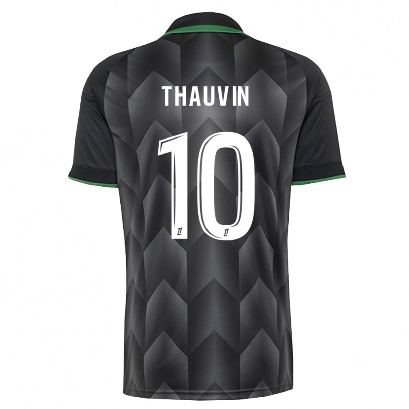 Danxen Barn Florian Thauvin #10 Vit Svart Grön Bortatröja Matchtröjor 2026/27 Tröjor T-Tröja