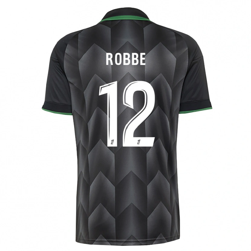 Danxen Barn Lucas Robbe #12 Vit Svart Grön Bortatröja Matchtröjor 2026/27 Tröjor T-Tröja