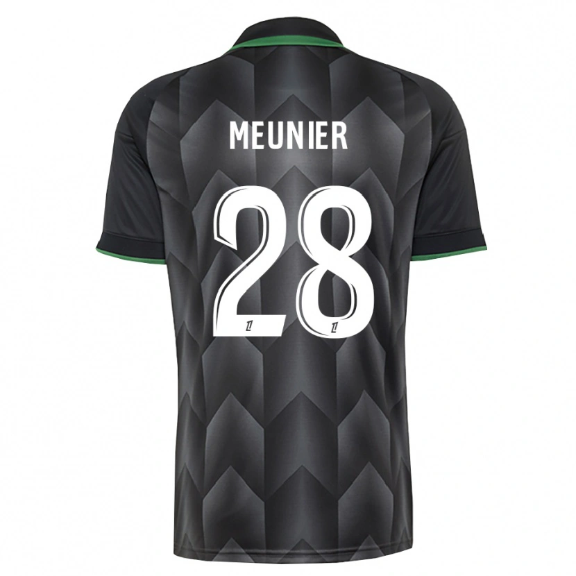 Danxen Barn Jennifer Meunier #28 Vit Svart Grön Bortatröja Matchtröjor 2026/27 Tröjor T-Tröja