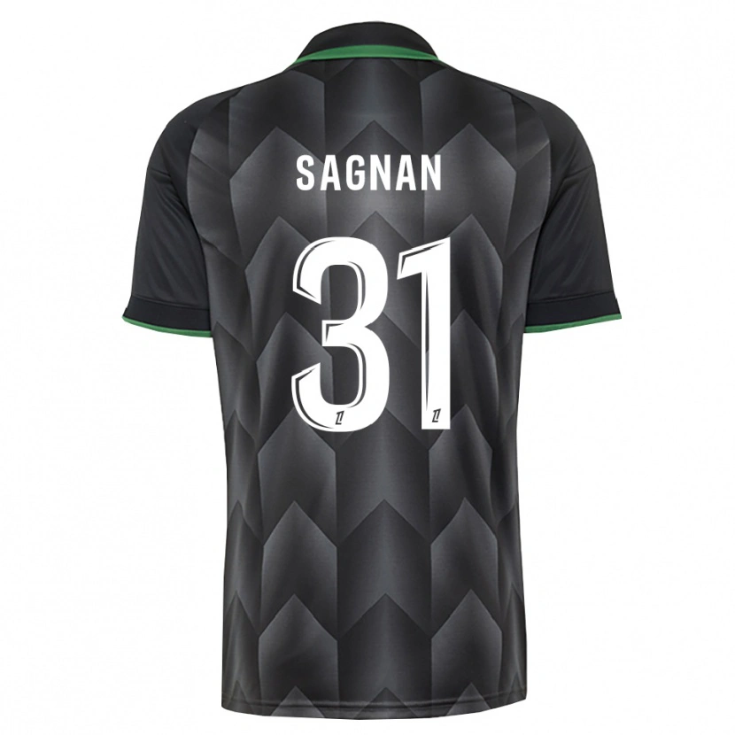 Danxen Barn Souleymane Sagnan #31 Vit Svart Grön Bortatröja Matchtröjor 2026/27 Tröjor T-Tröja