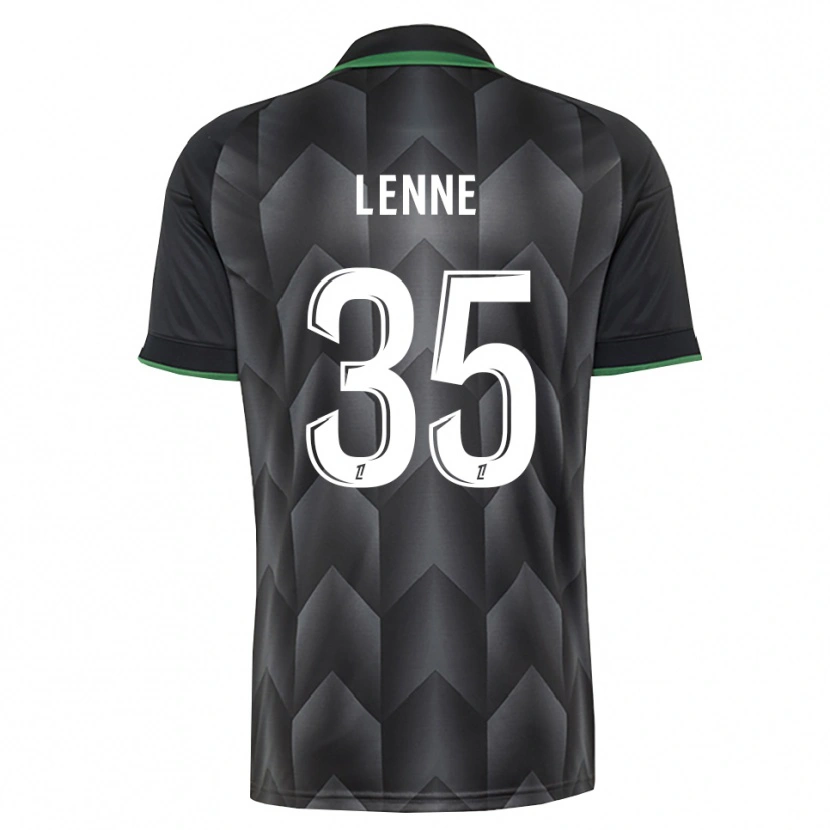 Danxen Barn Oscar Lenne #35 Vit Svart Grön Bortatröja Matchtröjor 2026/27 Tröjor T-Tröja