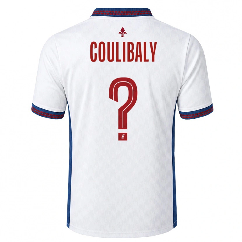 Danxen Barn Bilal Coulibaly #0 Röd Vit Blå Bortatröja Matchtröjor 2026/27 Tröjor T-Tröja