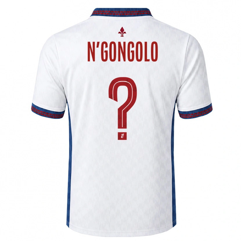 Danxen Barn Hoham N'gongolo #0 Röd Vit Blå Bortatröja Matchtröjor 2026/27 Tröjor T-Tröja