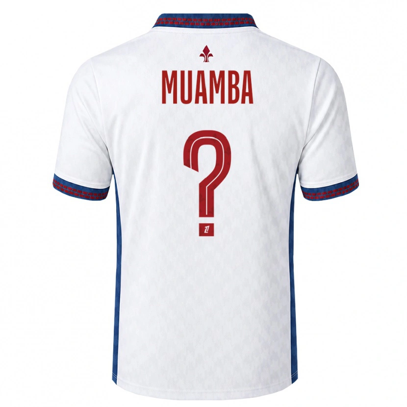 Danxen Barn Lucas Muamba #0 Röd Vit Blå Bortatröja Matchtröjor 2026/27 Tröjor T-Tröja