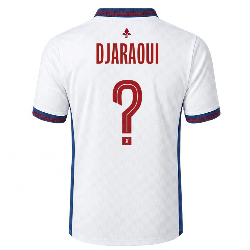 Danxen Barn Elmira Djaraoui #0 Röd Vit Blå Bortatröja Matchtröjor 2026/27 Tröjor T-Tröja