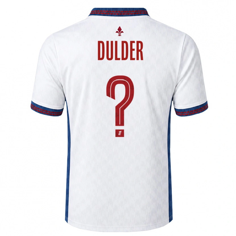 Danxen Barn Sifra Dulder #0 Röd Vit Blå Bortatröja Matchtröjor 2026/27 Tröjor T-Tröja