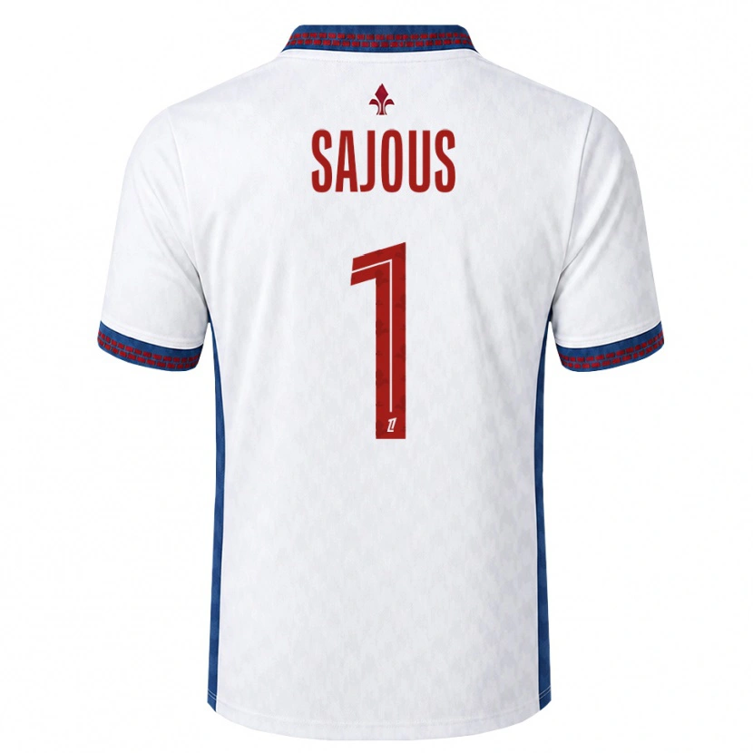 Danxen Barn Thomas Sajous #1 Röd Vit Blå Bortatröja Matchtröjor 2026/27 Tröjor T-Tröja