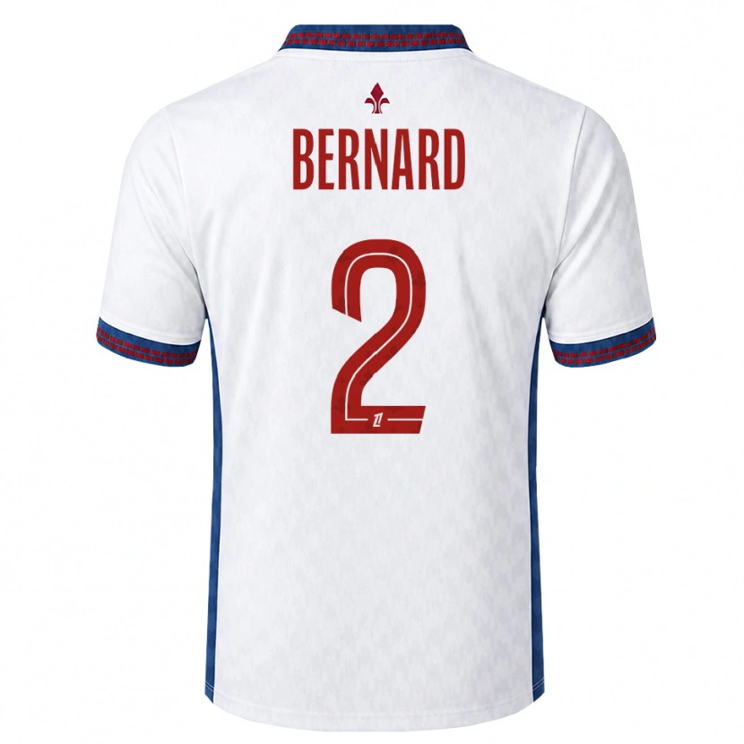 Danxen Barn Loïk Bernard #2 Röd Vit Blå Bortatröja Matchtröjor 2026/27 Tröjor T-Tröja