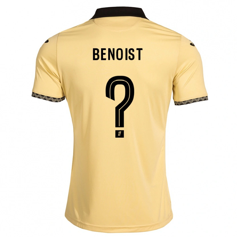 Danxen Barn Baptiste Benoist #0 Navajovit Svart Bortatröja Matchtröjor 2026/27 Tröjor T-Tröja
