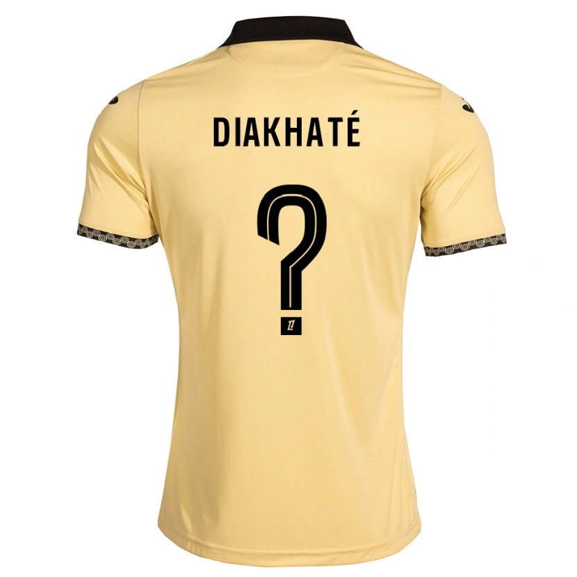 Danxen Barn Yanis Diakhaté #0 Navajovit Svart Bortatröja Matchtröjor 2026/27 Tröjor T-Tröja