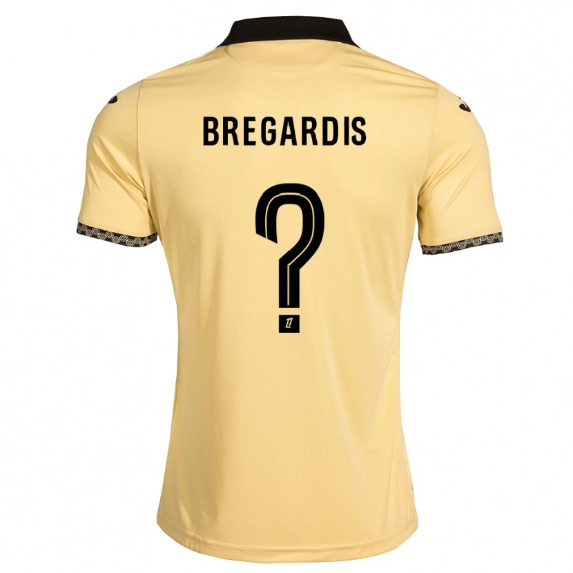 Danxen Barn Tom Bregardis #0 Navajovit Svart Bortatröja Matchtröjor 2026/27 Tröjor T-Tröja