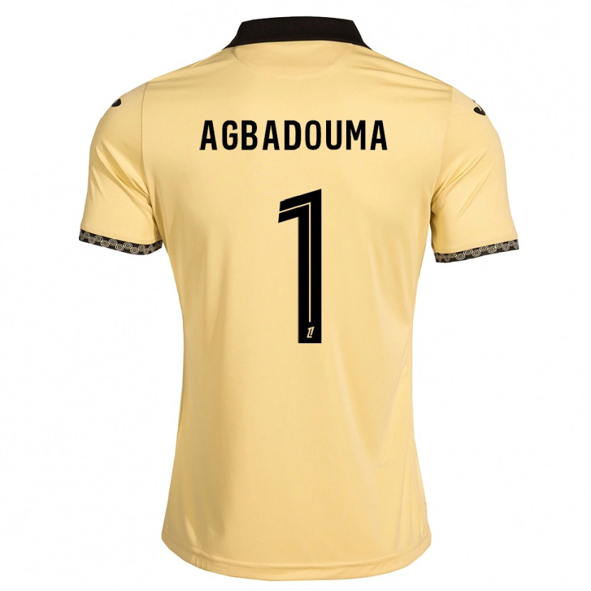 Danxen Barn Mathys Agbadouma #1 Navajovit Svart Bortatröja Matchtröjor 2026/27 Tröjor T-Tröja