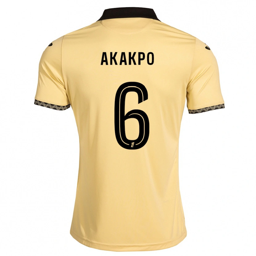 Danxen Barn Izak Akakpo #6 Navajovit Svart Bortatröja Matchtröjor 2026/27 Tröjor T-Tröja